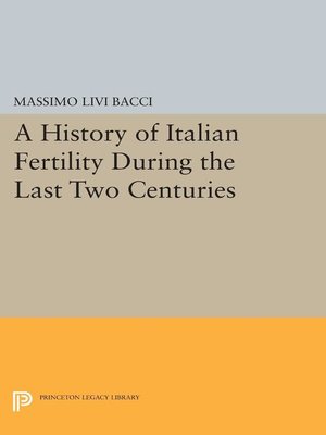 cover image of A History of Italian Fertility During the Last Two Centuries